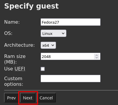 Specify guest